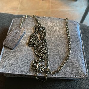 MVintage Coach Handbag, Black Clutch, Evening